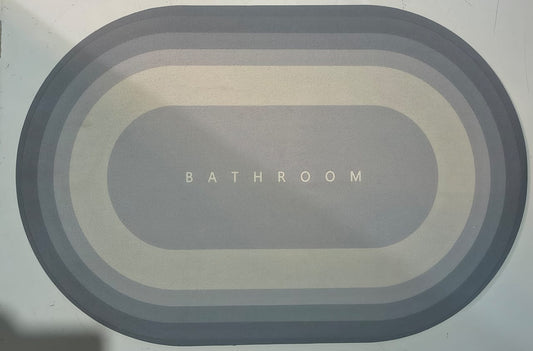 Non-Slip Oval Bath Mat – Set of 5